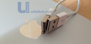 Illustration for article titled Una patente apunta a nuevos cables Lightning reversibles de Apple